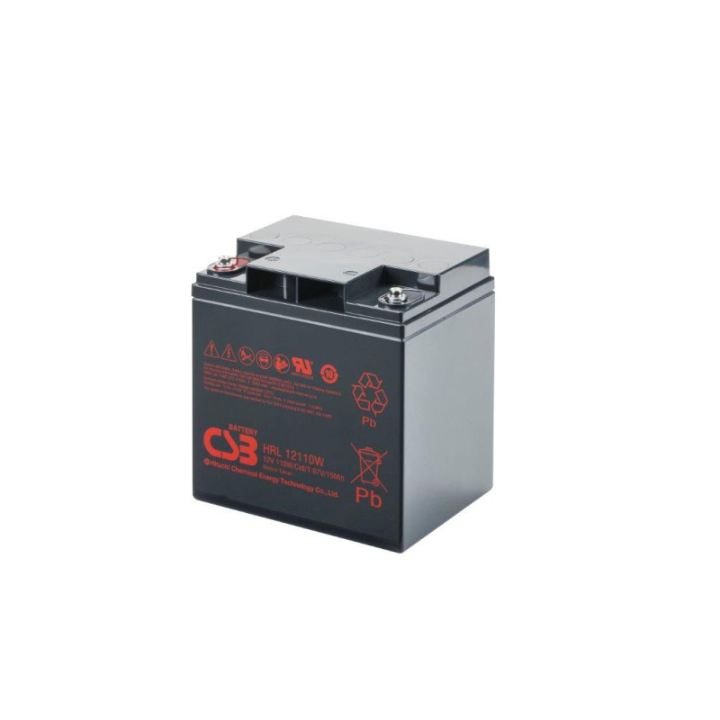 CSB HRL12110W 12 Volt 28 AH Sealed Lead Acid Battery