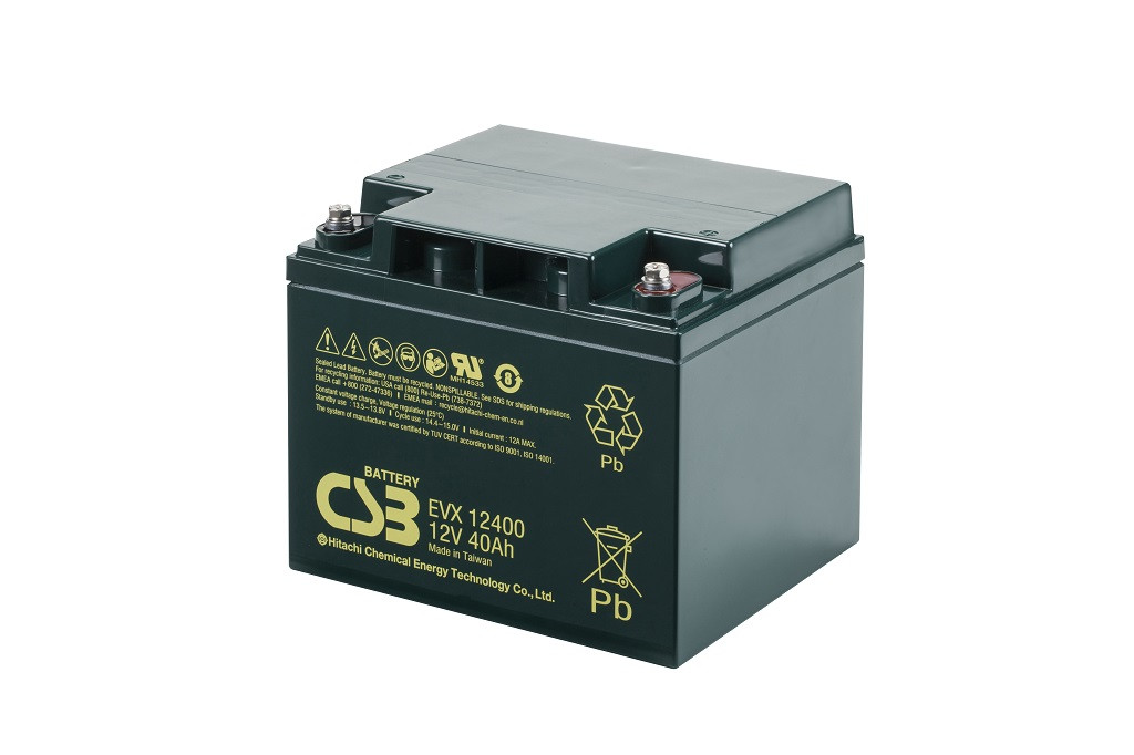 Csb Evx12400 12v 40a H Electric Vehicle Deep Cycle Vrla Agm Battery