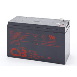 CSB GP1272 12 Volt 7.2 AH Sealed Lead Acid Battery