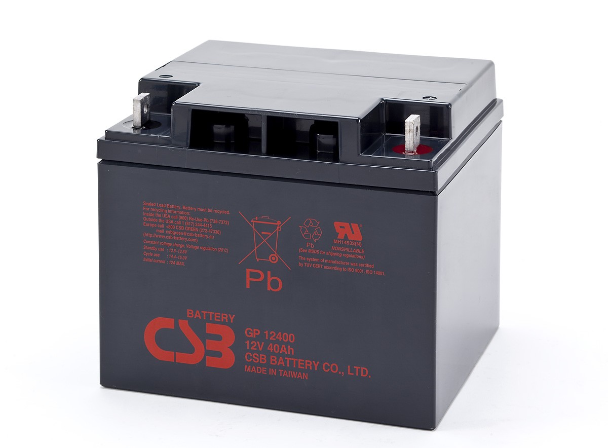 12 Volt 40 Ah Sealed Lead Acid Agm Battery Gp12400 Create Energy Ups Generator Inverter Battery And Power Professionals In South Africa Www Createenergy Co Za