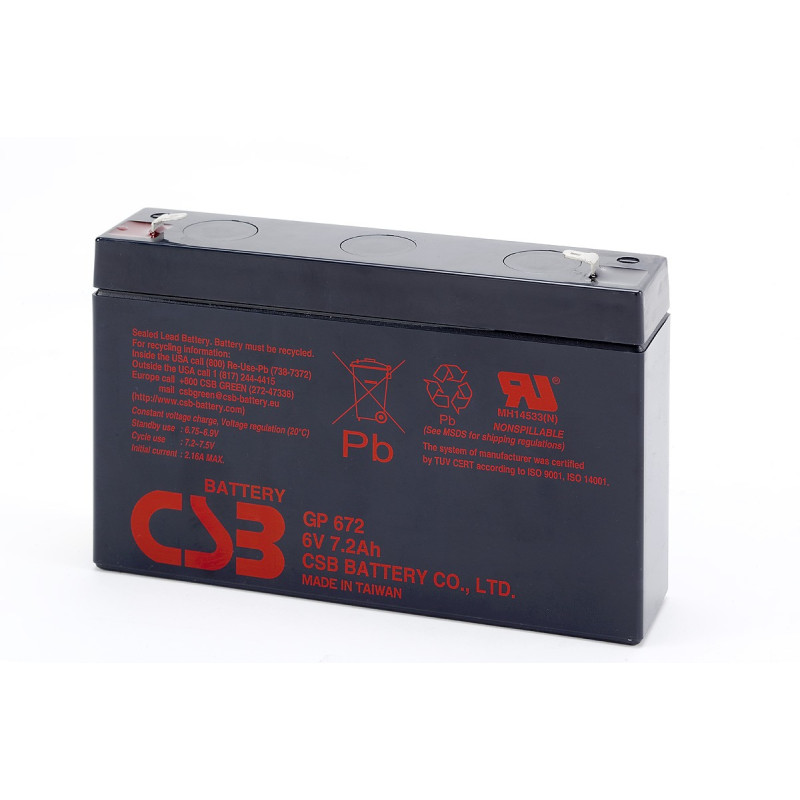 6 volt 7 2 ah sealed lead acid agm battery create energy ups